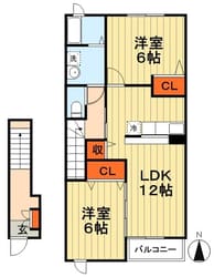 レジデンス諒（リョウ）の物件間取画像